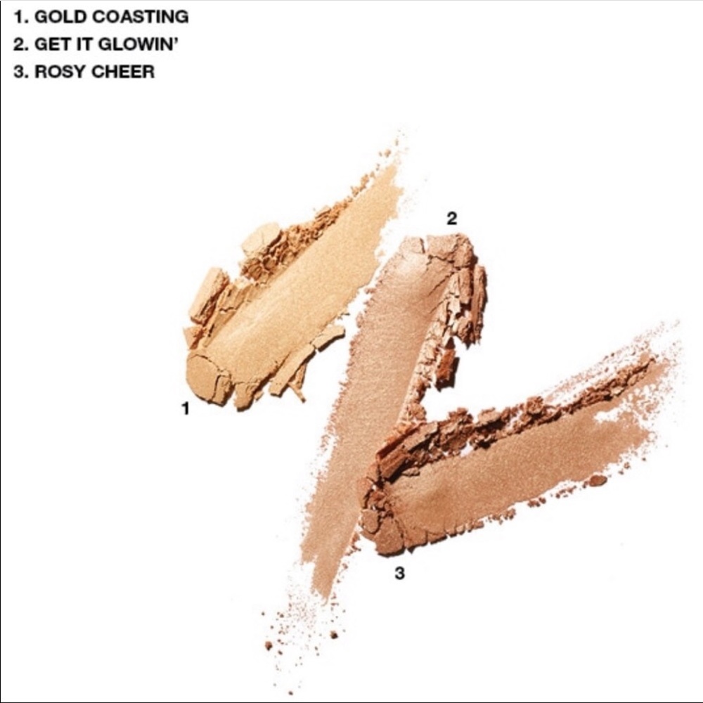 2 PIECE MAC LOT HIGHLIGHTERS PALETTE WITH MASCARA